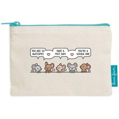 Lawn Fawn Zipper Pouch - Have A Mice Day